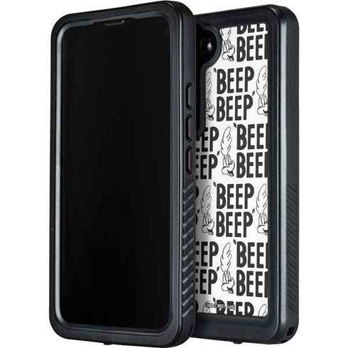 Looney Tunes Road Runner Beep Grid Galaxy S24 Plus Waterproof Case